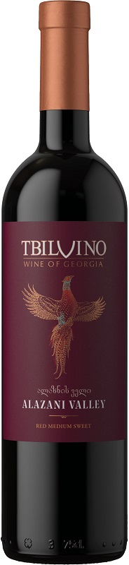Verkaufsschlager Tbilvino Alazani Valley Rotwein 0,75L L11550310171 | halbtrocken 2016